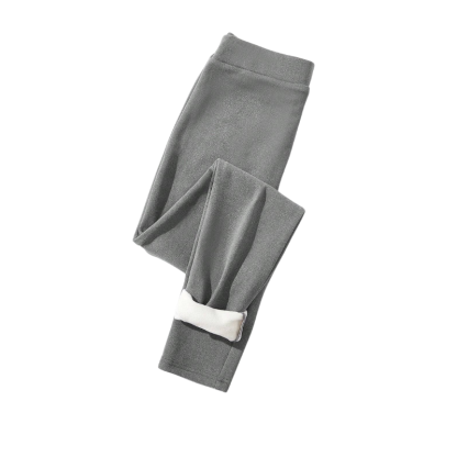 Casual Women's Fleece Lined Long Pants-Legletic