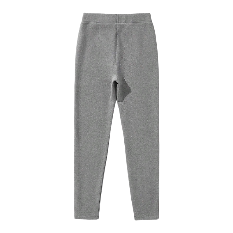 Casual Women's Fleece Lined Long Pants-Legletic