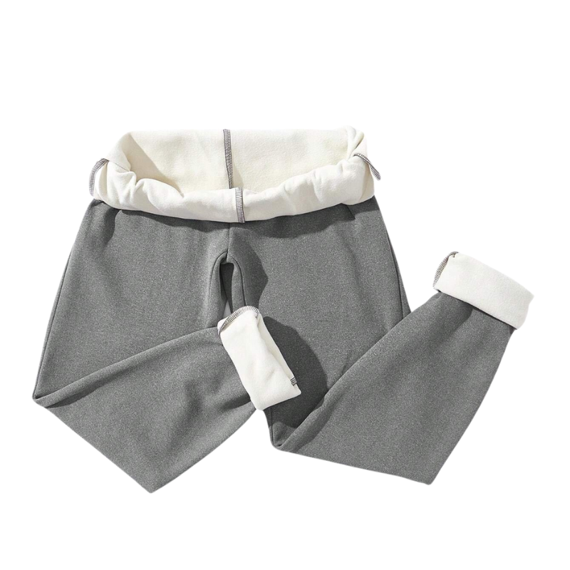 Casual Women's Fleece Lined Long Pants-Legletic