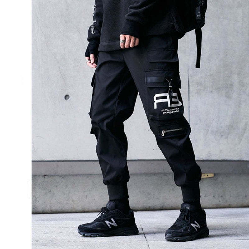 Men's Casual Hip Hop Multi Pockets Sweatpants-Legletic
