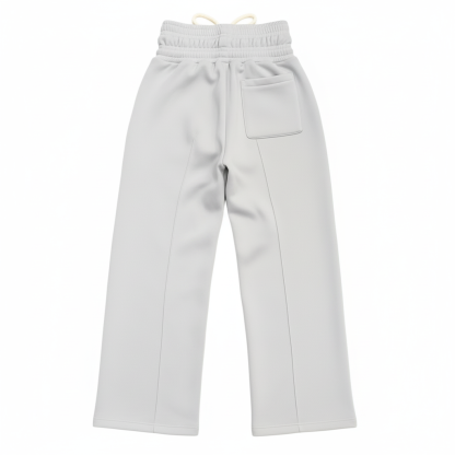 Loose Drawstring Double Layer Embroidered Casual Pants