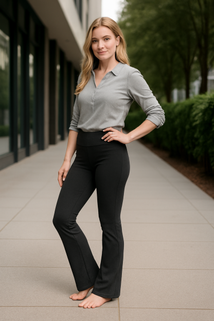 Flare Length Yoga Pants-Legletic