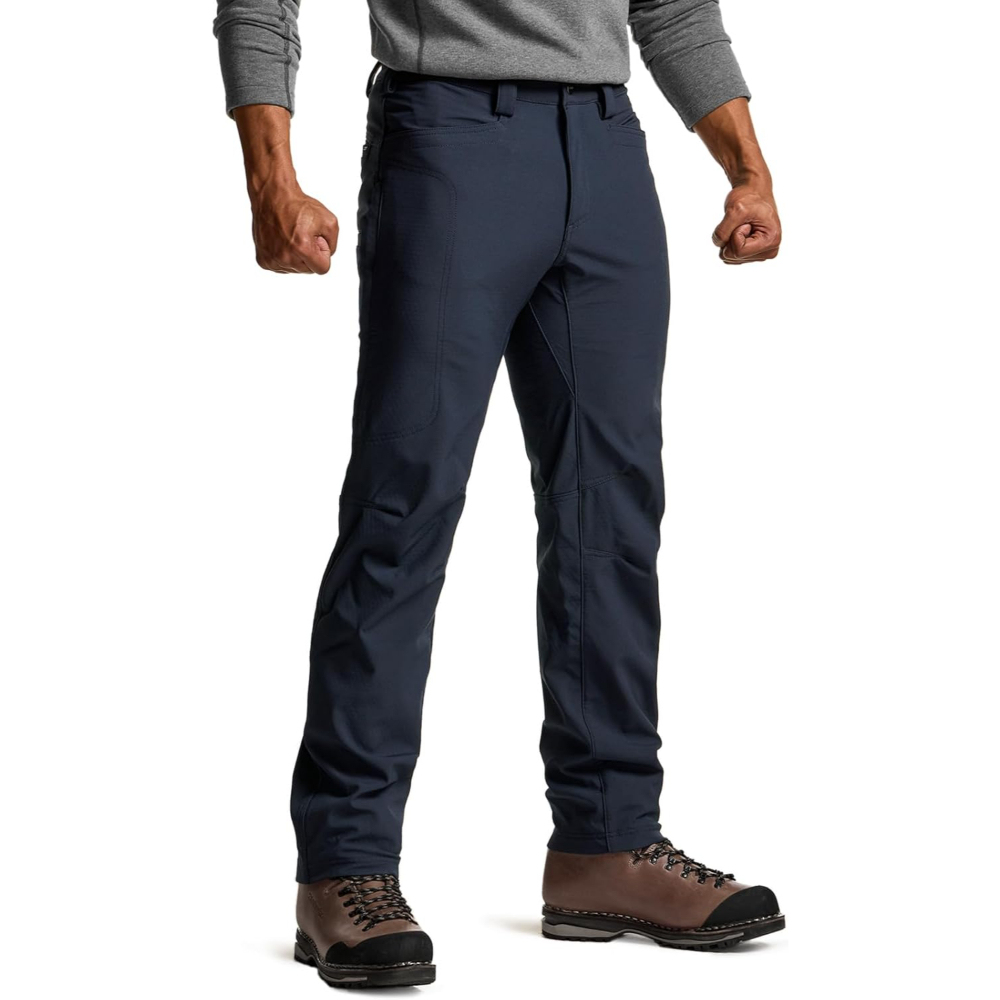 Fleece Lined Softshell Hiking Pants For Mens