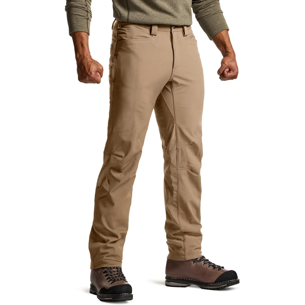 Fleece Lined Softshell Hiking Pants For Mens