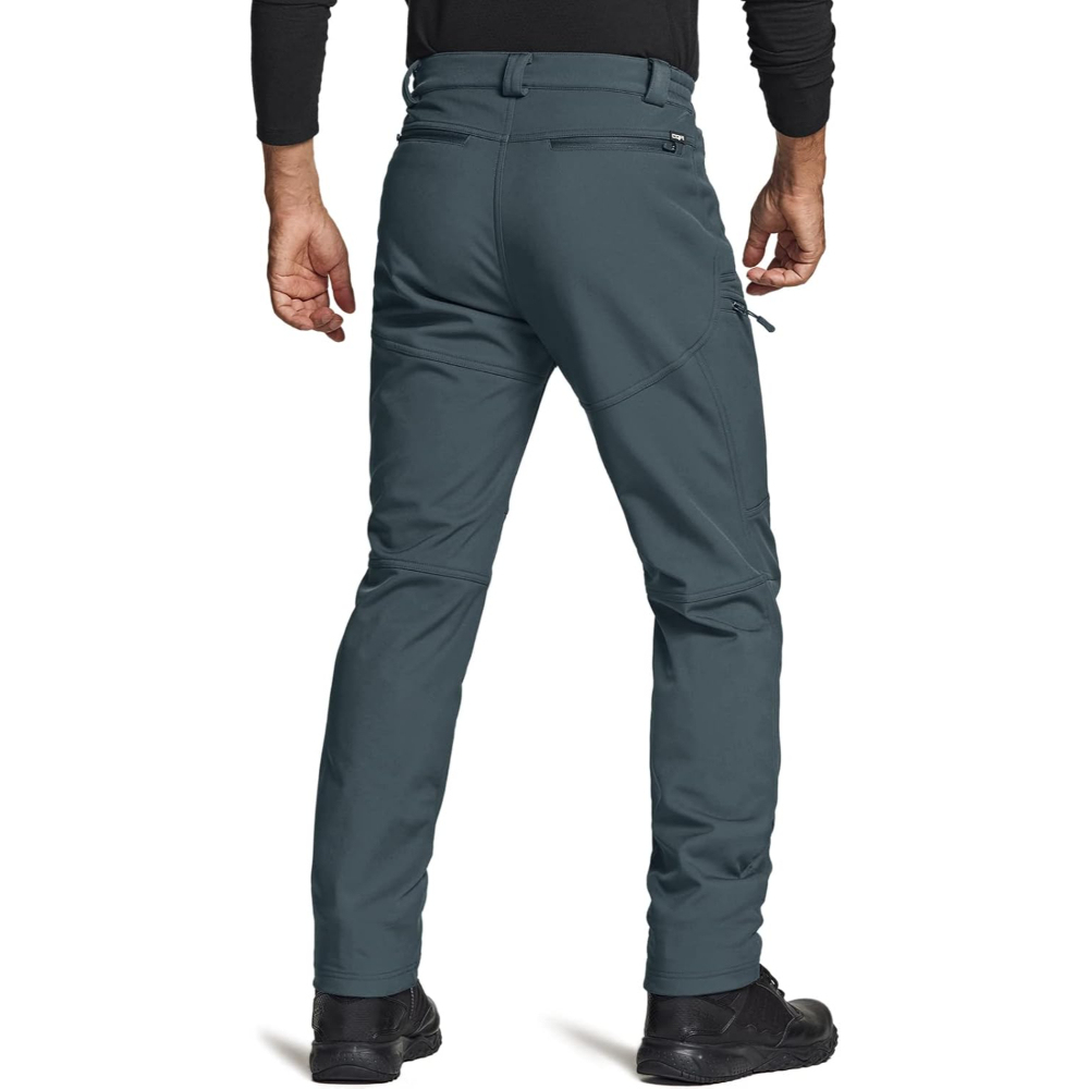 Fleece Lined Softshell Hiking Pants For Mens