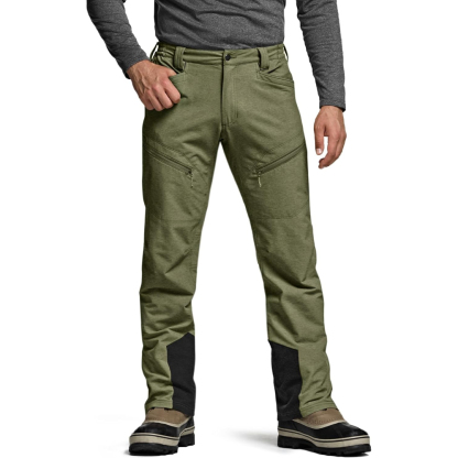 Fleece Lined Softshell Hiking Pants For Mens
