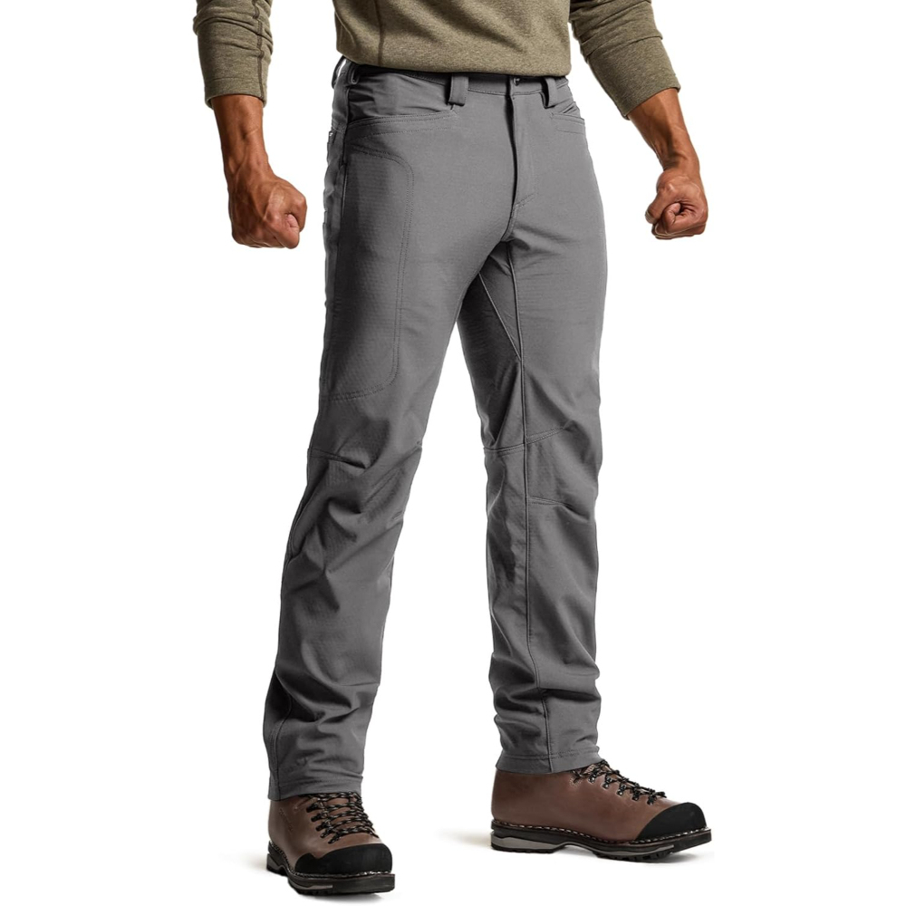 Fleece Lined Softshell Hiking Pants For Mens