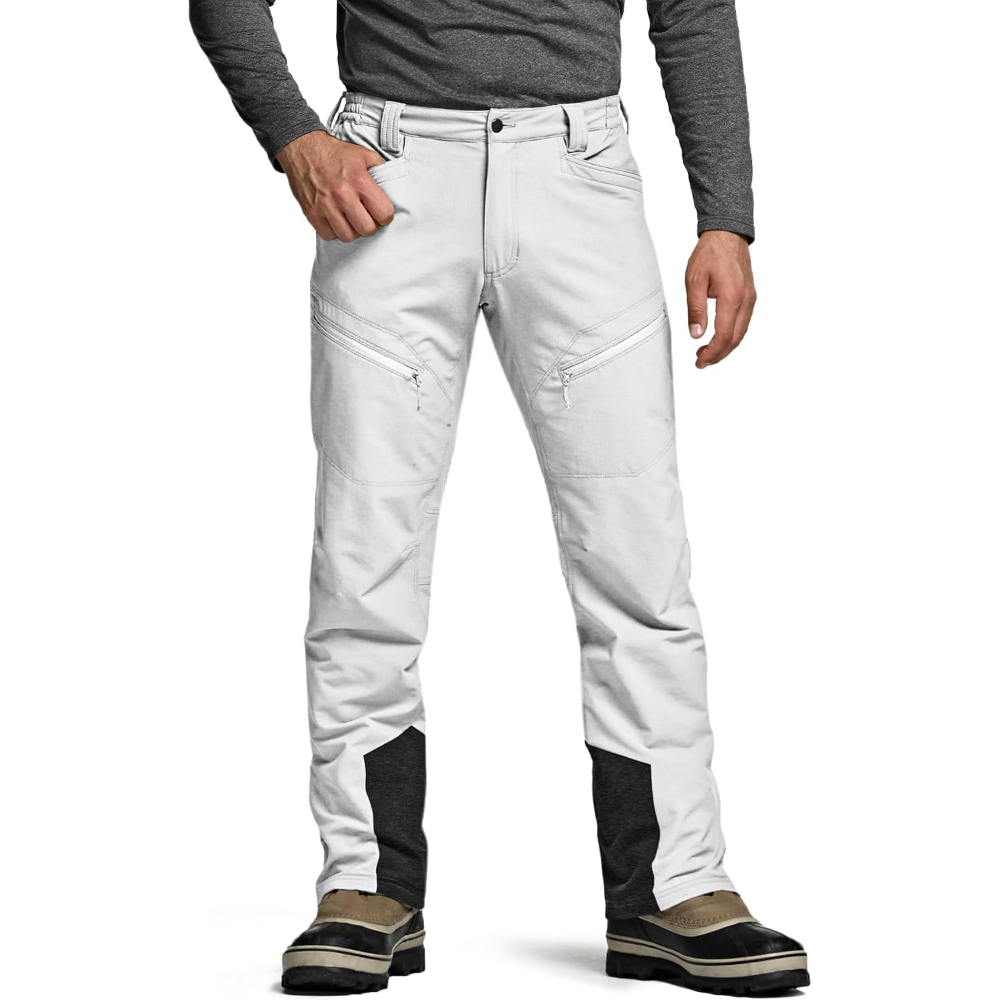 Fleece Lined Softshell Hiking Pants For Mens