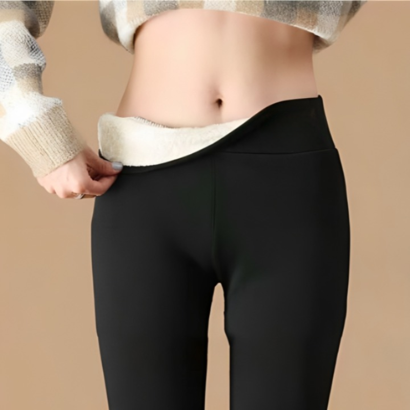 Fleece Lined High Rise Leggings-Legletic