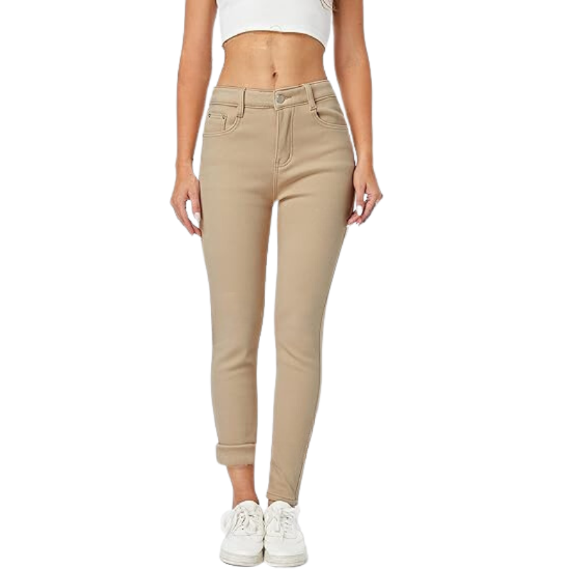 Winter Fleece Lined Women's Stretchable Jeans-Legletic
