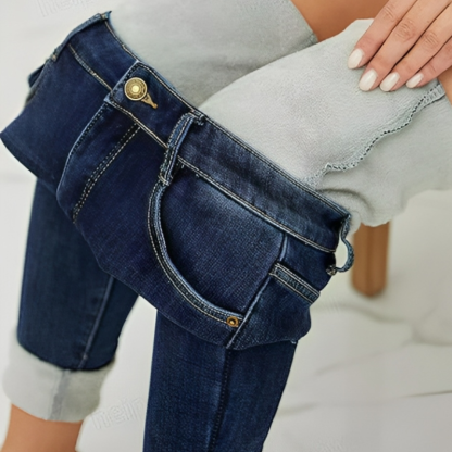 Women's Fleece Lined Stretchable Winter Jeggings-Legletic