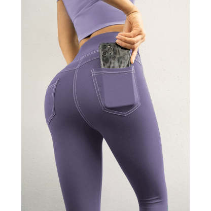 Flared Leggings Bootcut Yoga Pants For Women High Waist Bootleg Pants With Pockets Workout Dress Pants-Legletic