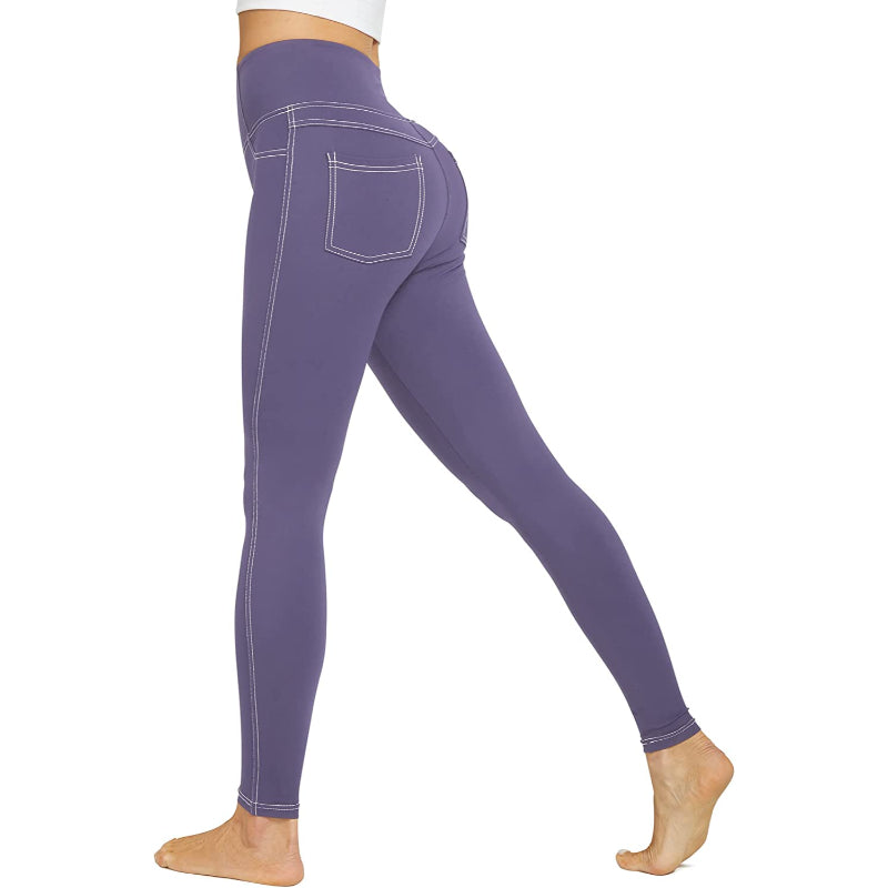 Flared Leggings Bootcut Yoga Pants For Women High Waist Bootleg Pants With Pockets Workout Dress Pants-Legletic