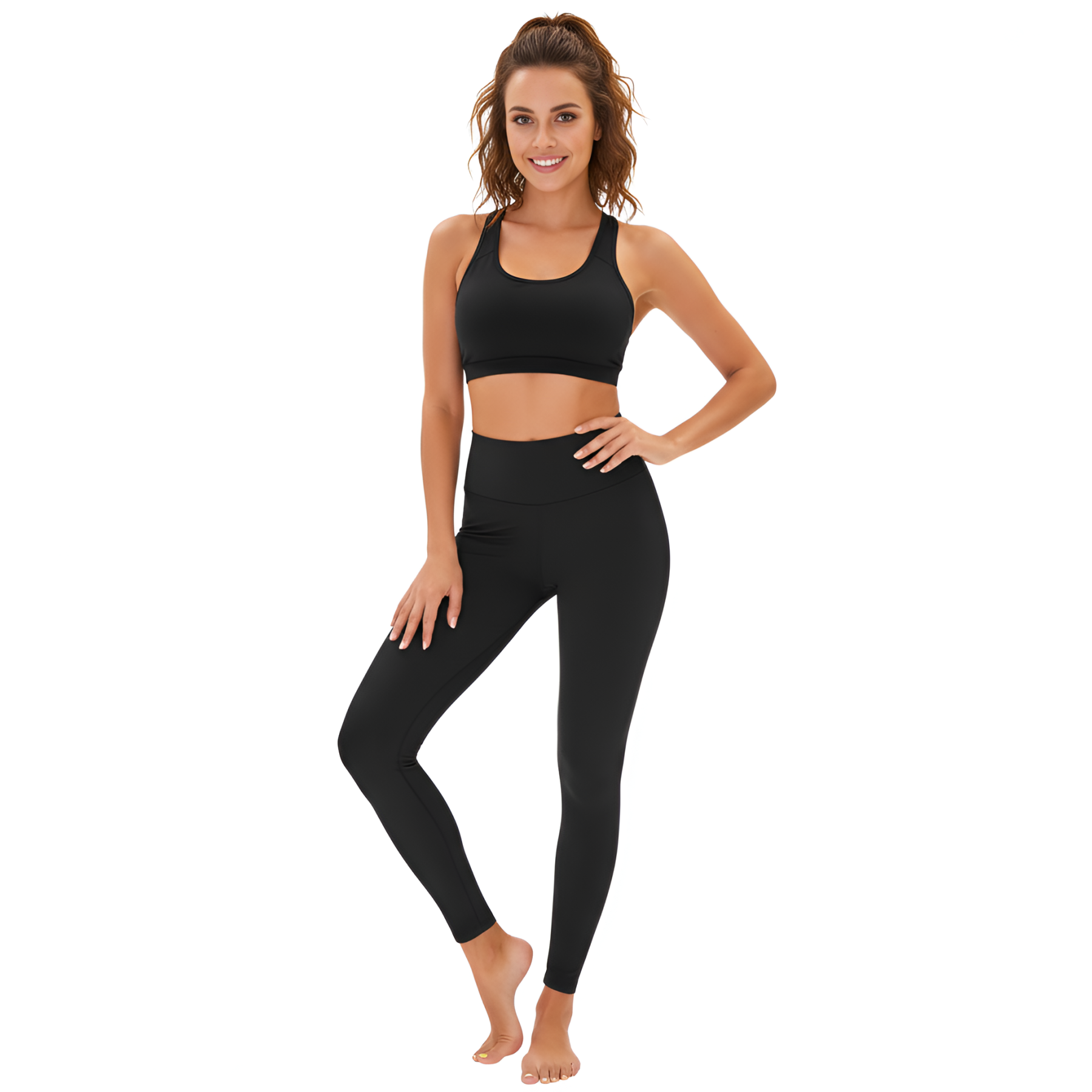 Stretchy Workout Leggings For Women With Pockets