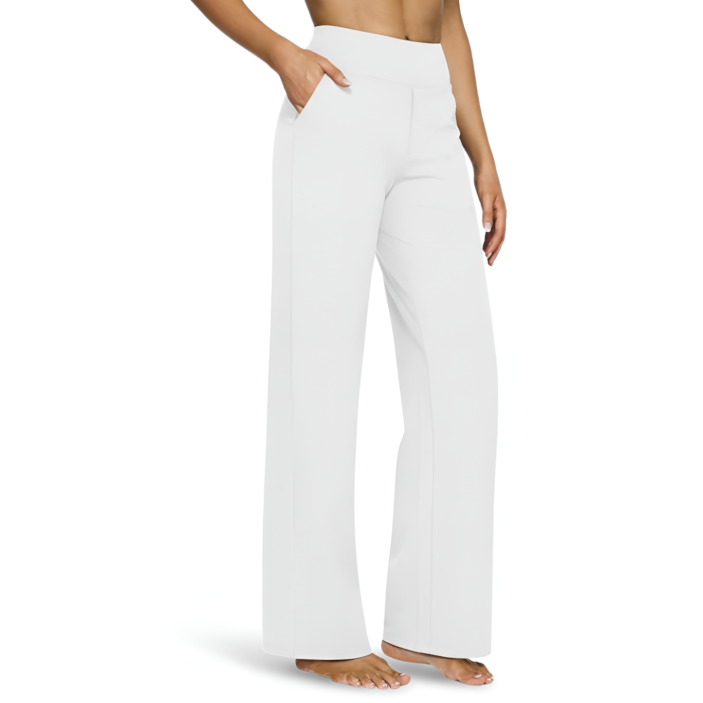 High Waisted Leggings Pockets Stretch Comfort