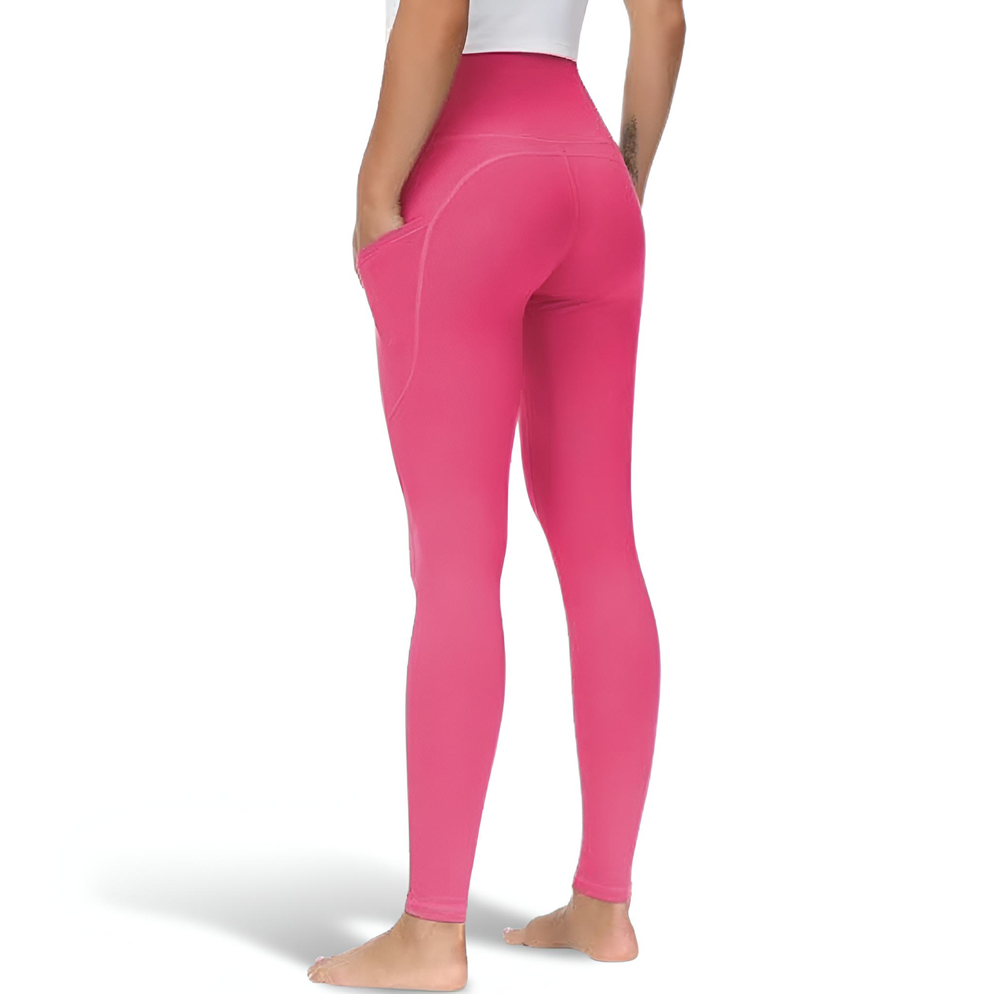 Yoga Pants Women Pockets Soft Stretch