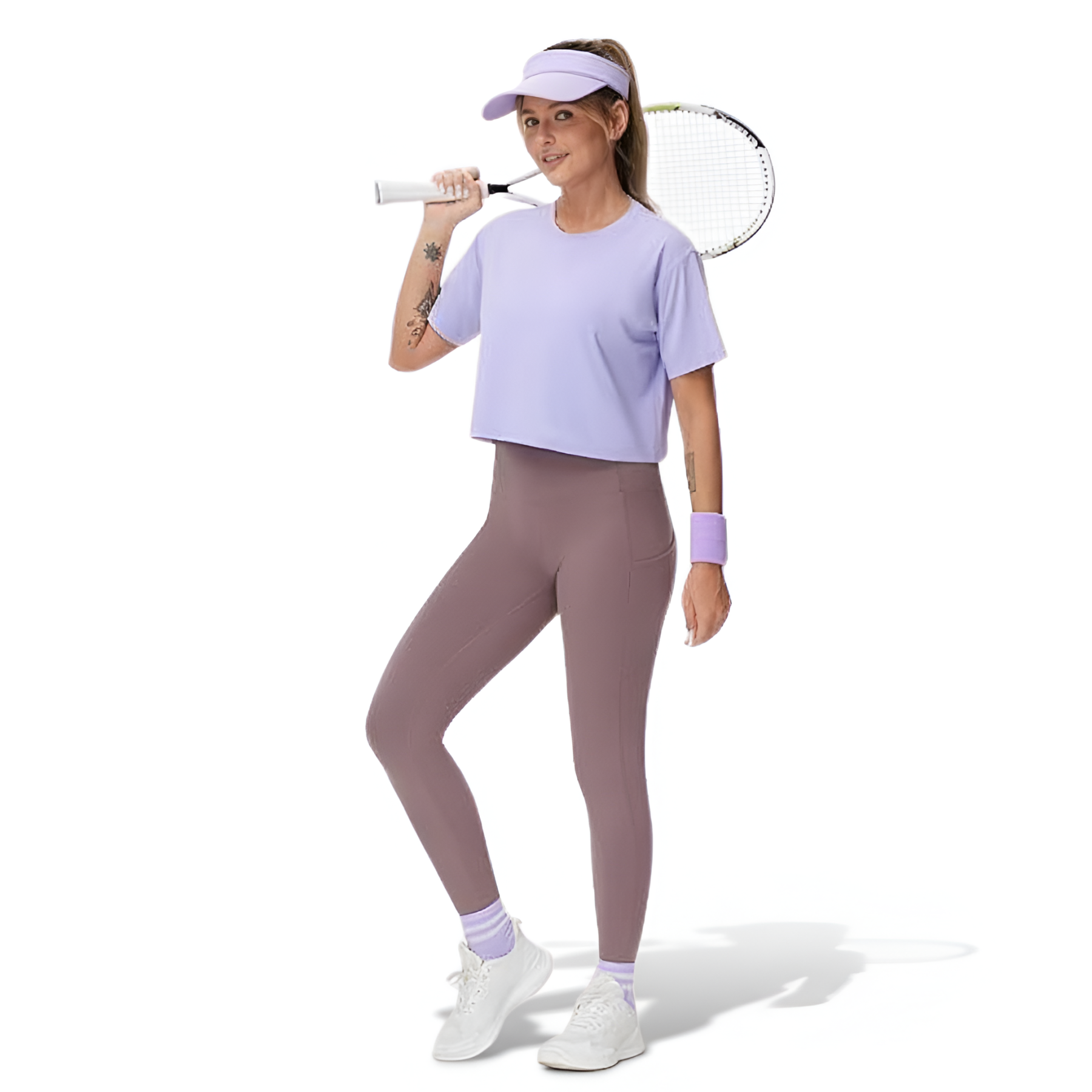 Yoga Pants Women Pockets Soft Stretch