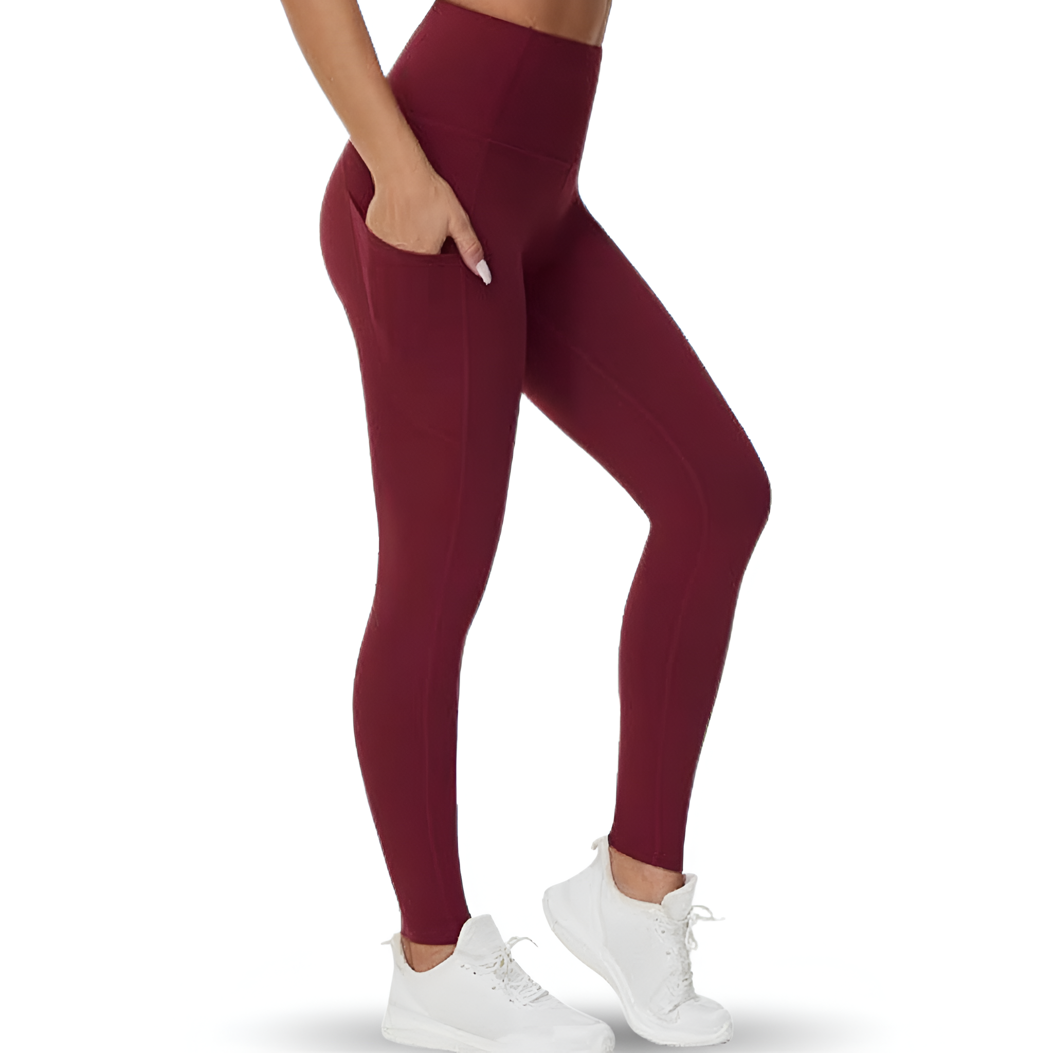 Yoga Pants Women Pockets Soft Stretch