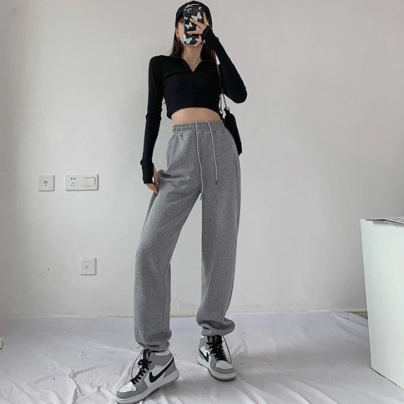 Women's High Waist Casual Joggers-Legletic