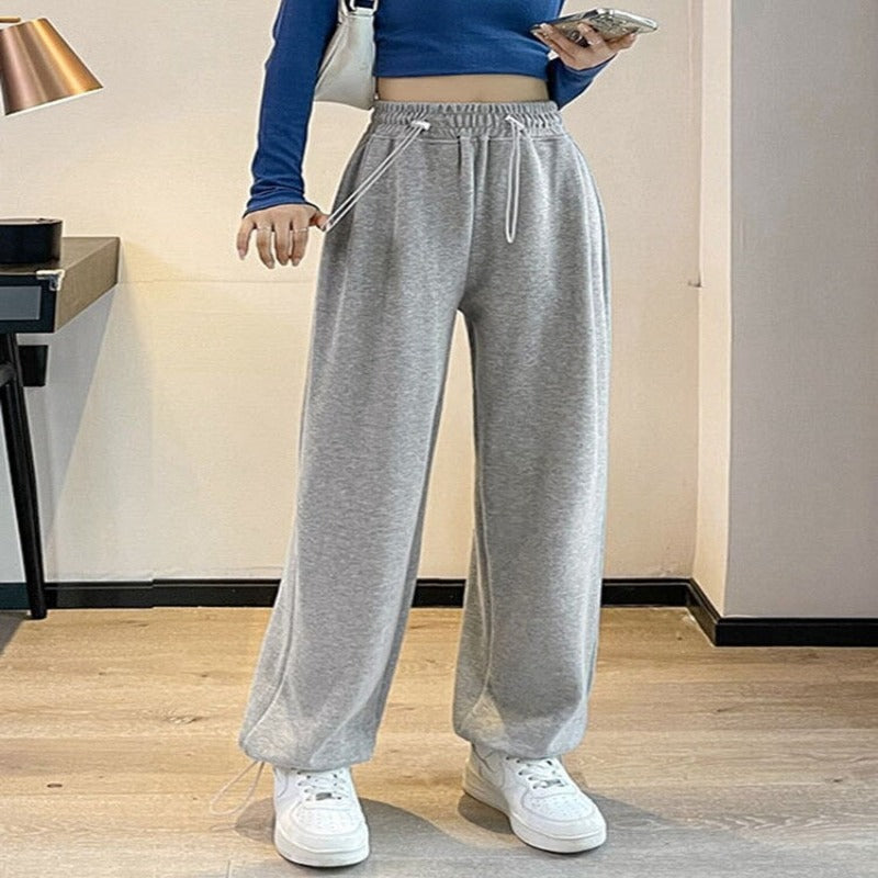 Baggy Wide Leg Oversize Women's Sweatpants-Legletic