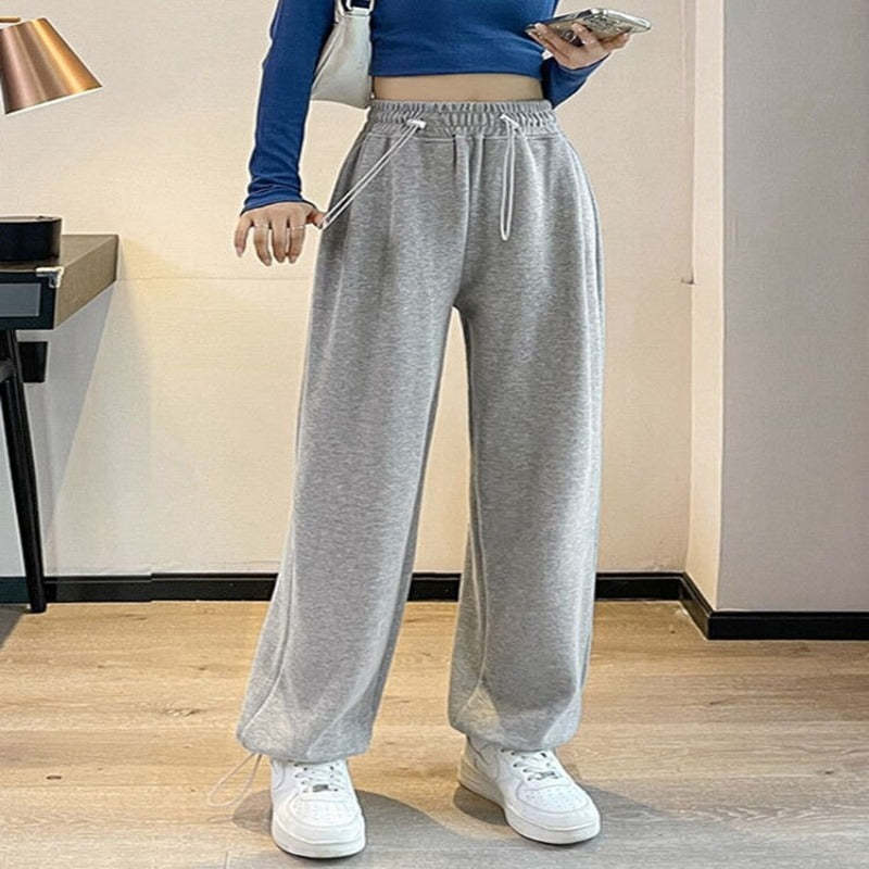 Baggy Wide Leg Oversize Women's Sweatpants-Legletic