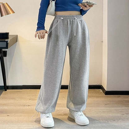 Baggy Wide Leg Oversize Women's Sweatpants-Legletic