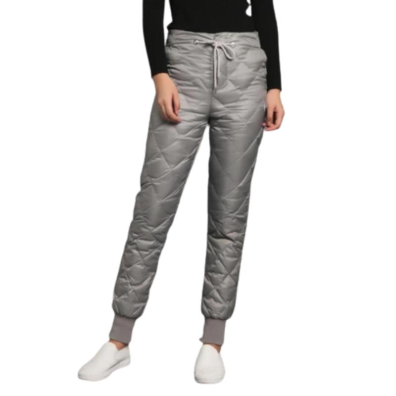 Winter Duck Down High Waisted Warm Pants-Legletic
