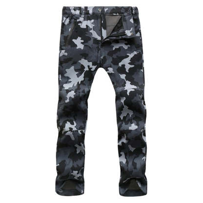 Men's Winter Fleece Waterproof Warm Pants-Legletic