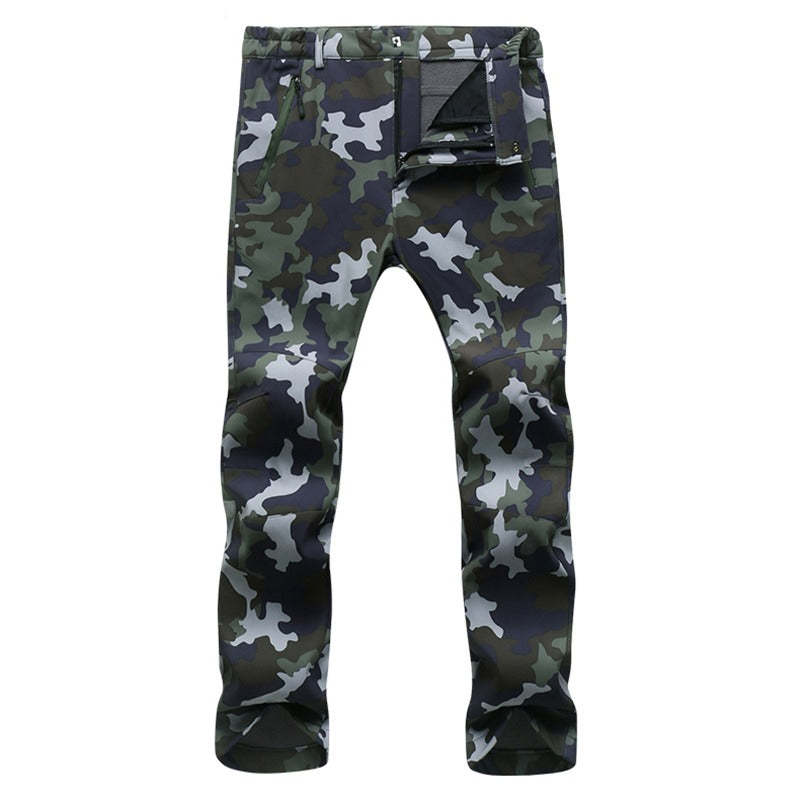 Men's Winter Fleece Waterproof Warm Pants-Legletic
