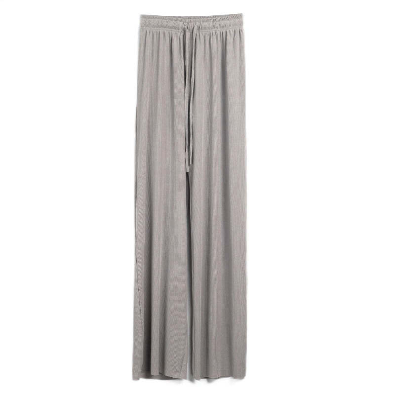 Ice Silk Wide Leg Trousers For Women-Legletic