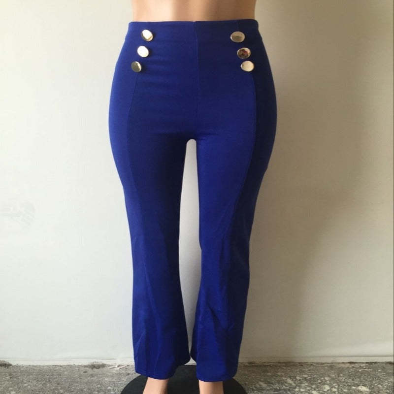Classic Casual High Waist Stylish Long Pants-Legletic