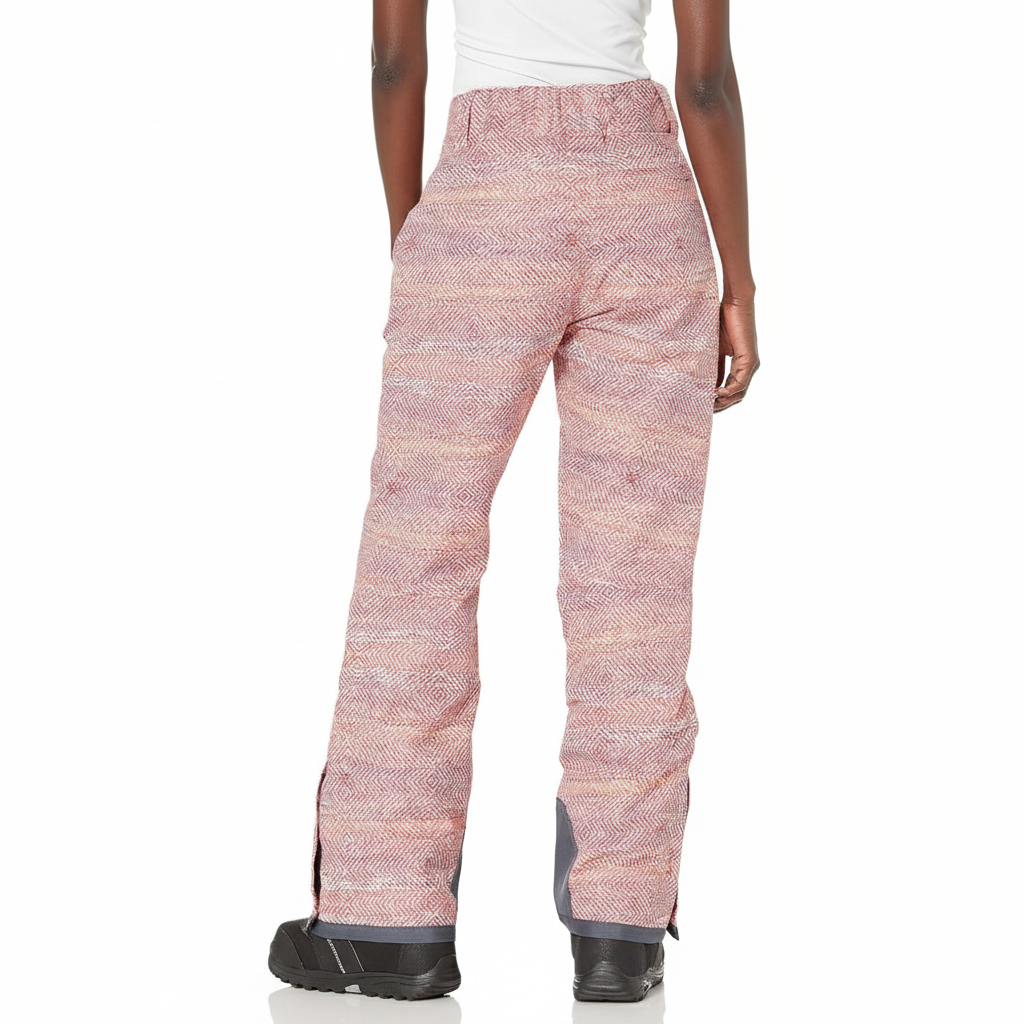 Insulated Womens Snow PantsAbstract Print Snow Ski Pants For Women - Image 10