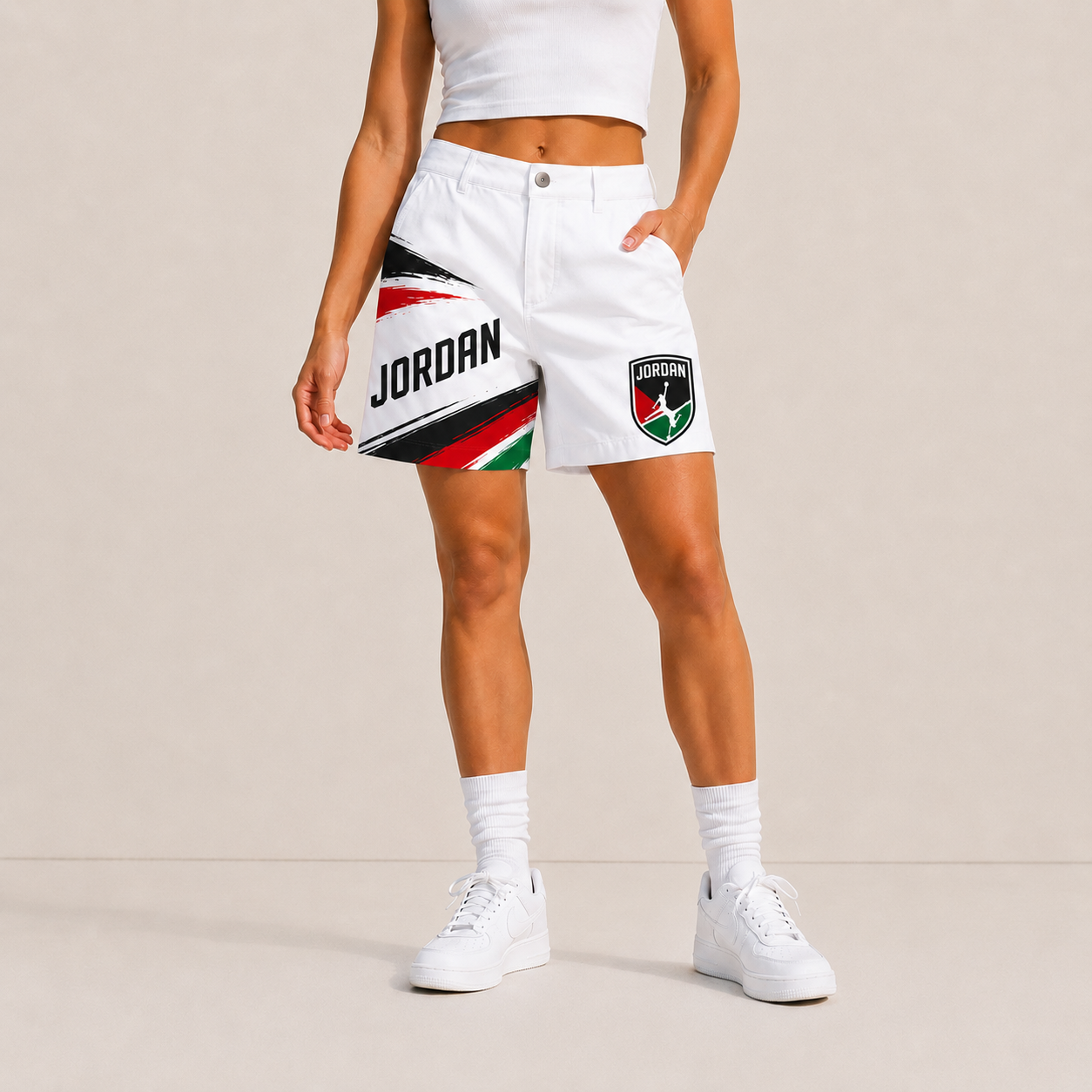 World Cup 2026 Jordan Football Fan Printed Twill Shorts