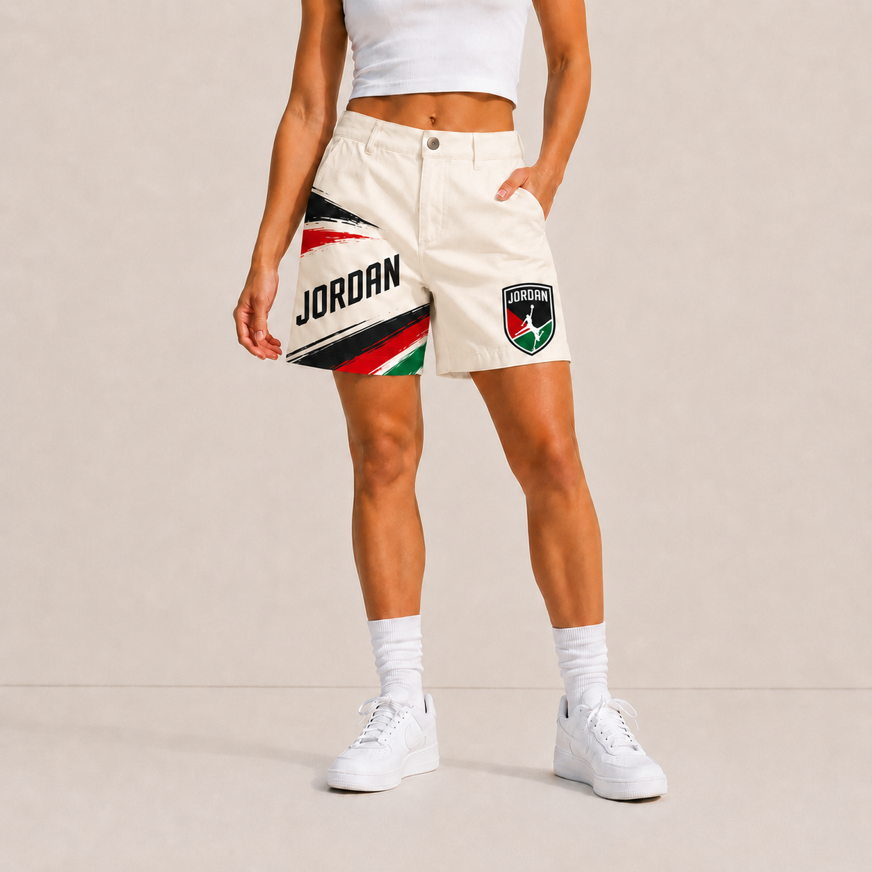 World Cup 2026 Jordan Football Fan Printed Twill Shorts
