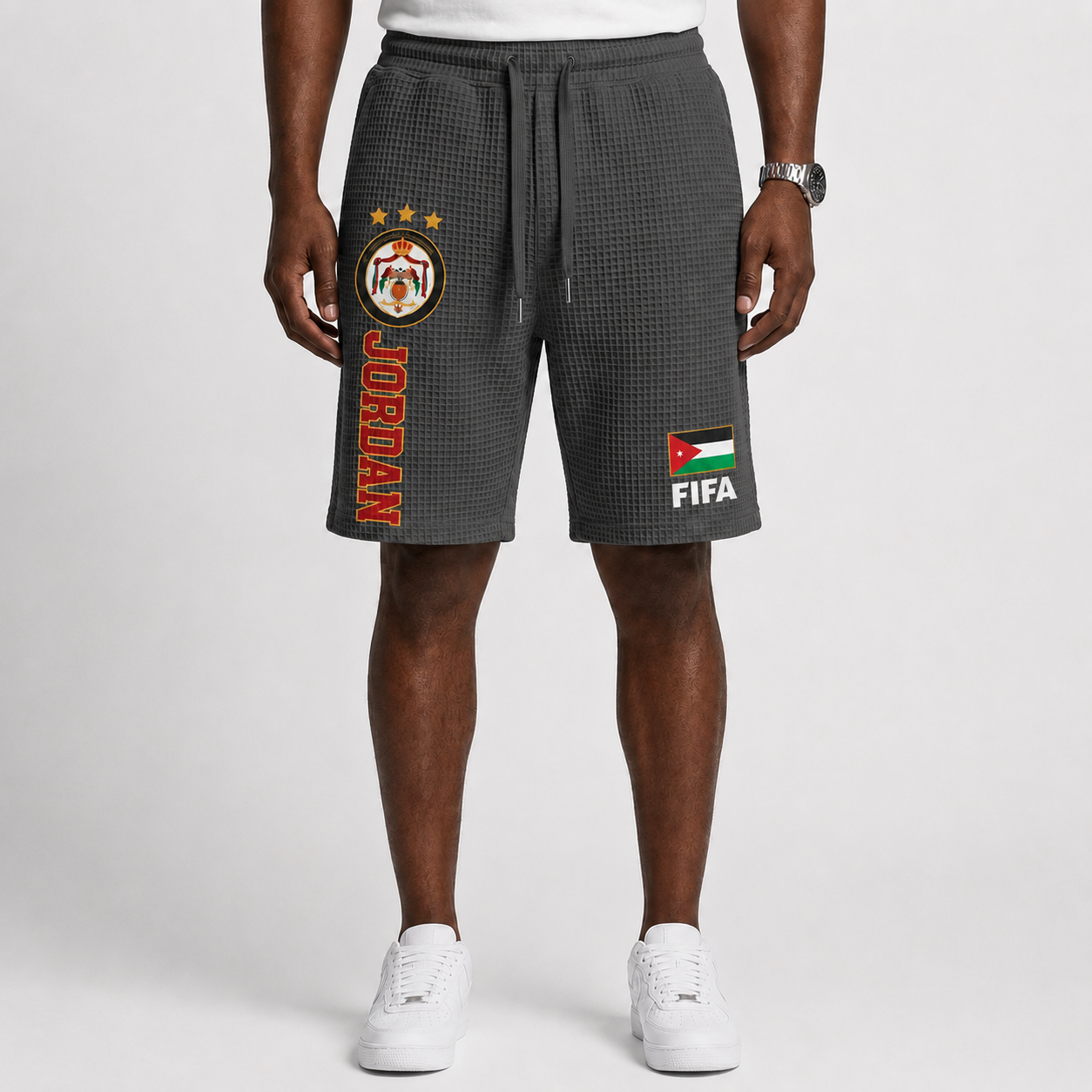 FIFA 2026 Jordan Printed Waffle Football Fan Shorts