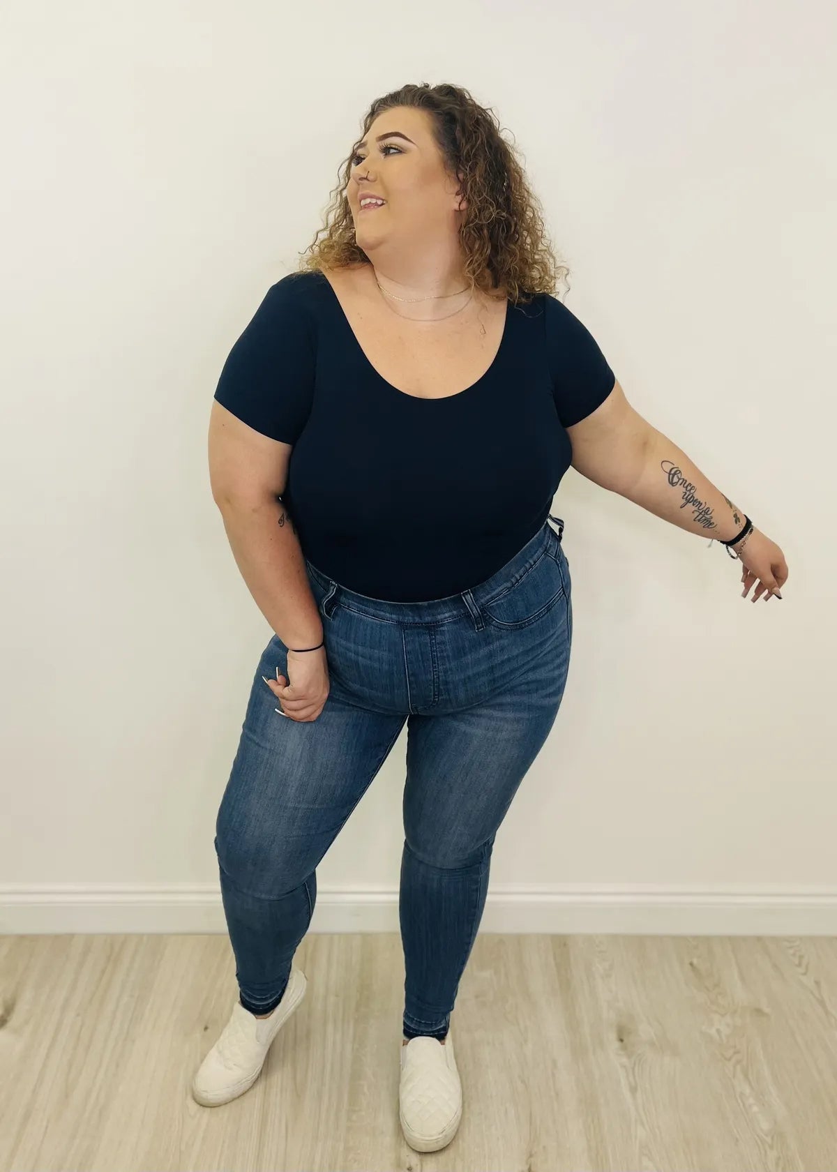 Pull On Skinny Jeans-Legletic