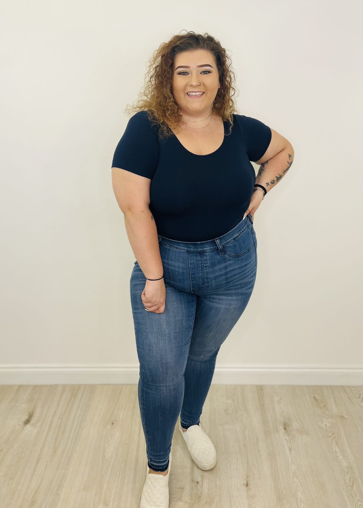 Pull On Skinny Jeans-Legletic