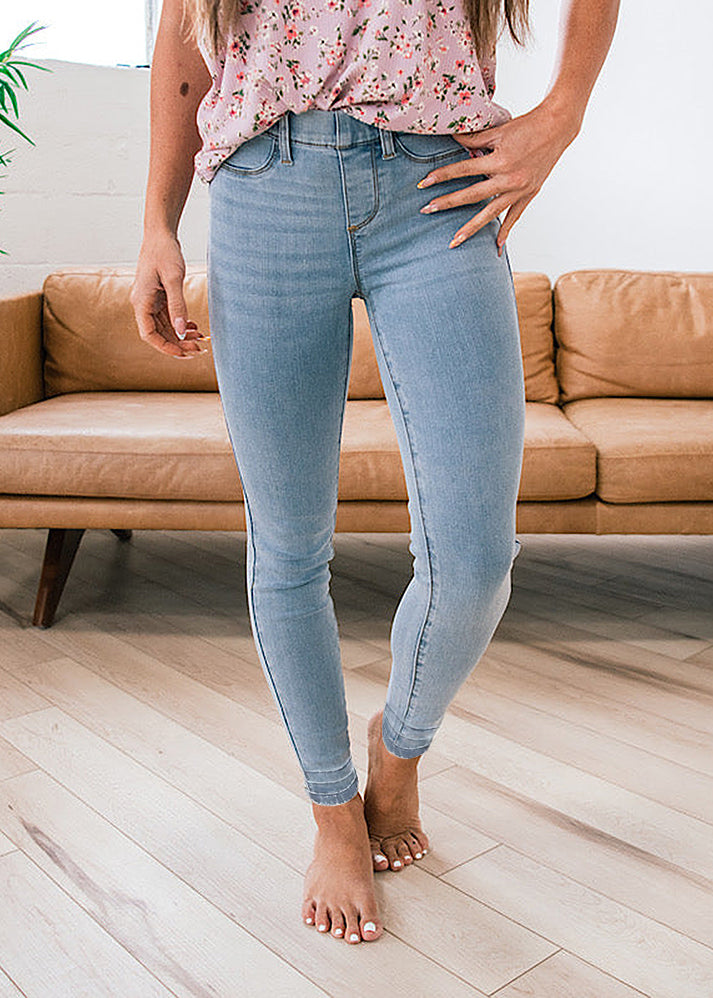 Pull On Skinny Jeans-Legletic