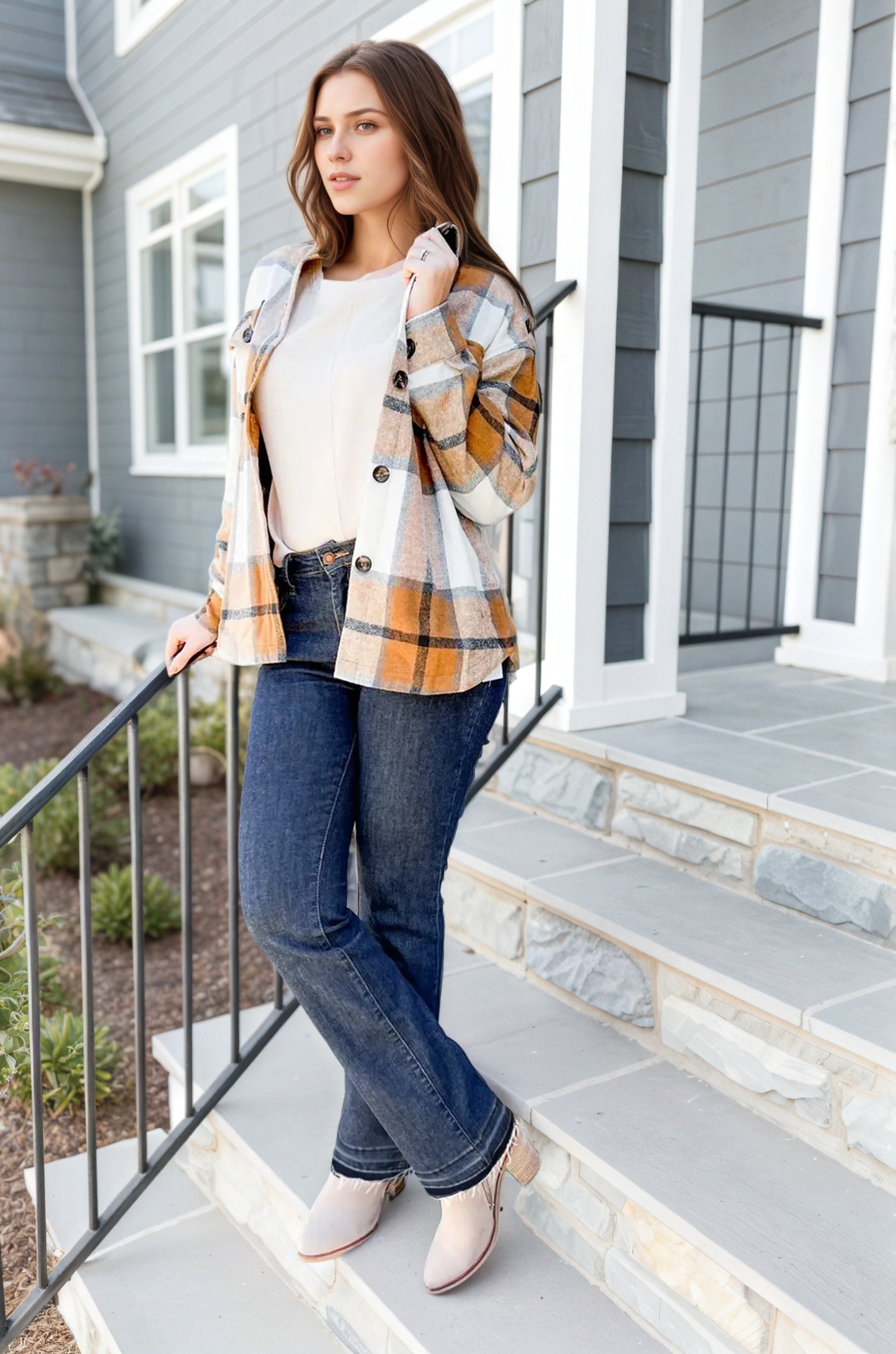 JB High Rise Bootcut Jeans-Legletic