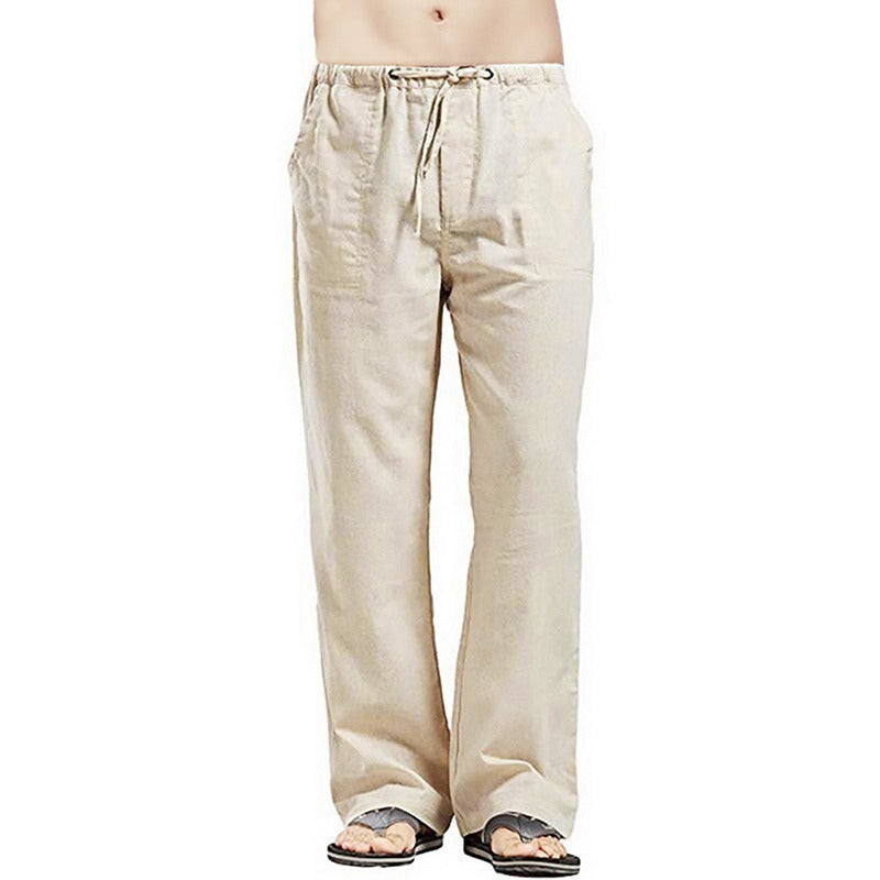 Linen Wide Oversize Streetwear Casual Pants-Legletic