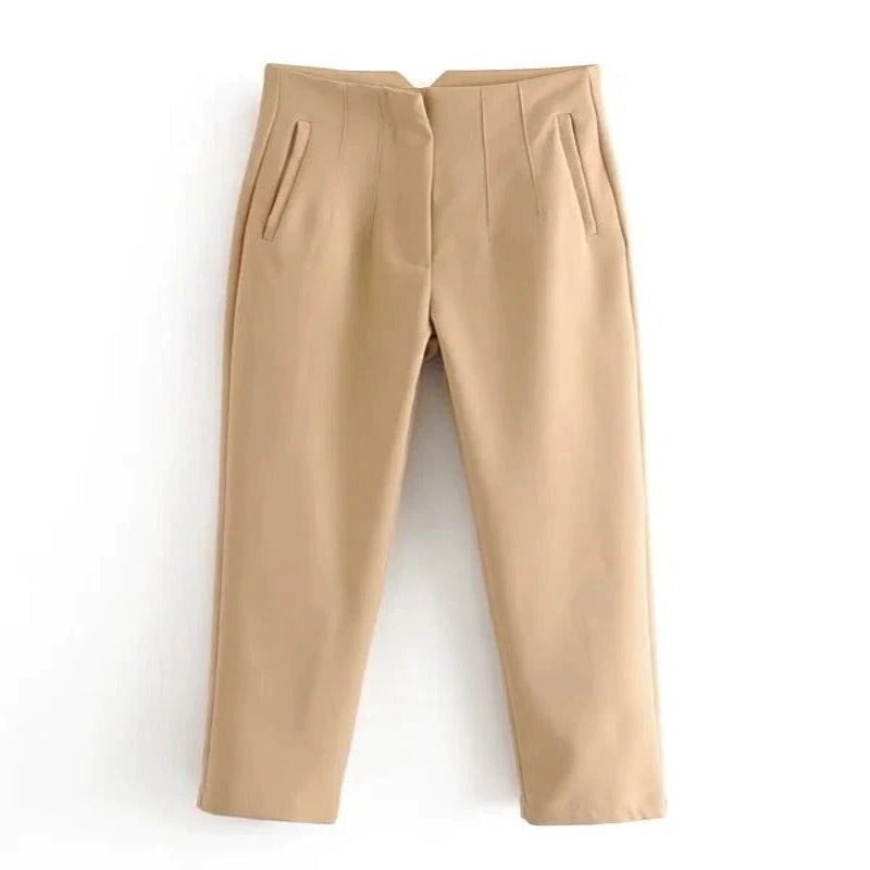 Fashion Office Wear Straight Pants-Legletic