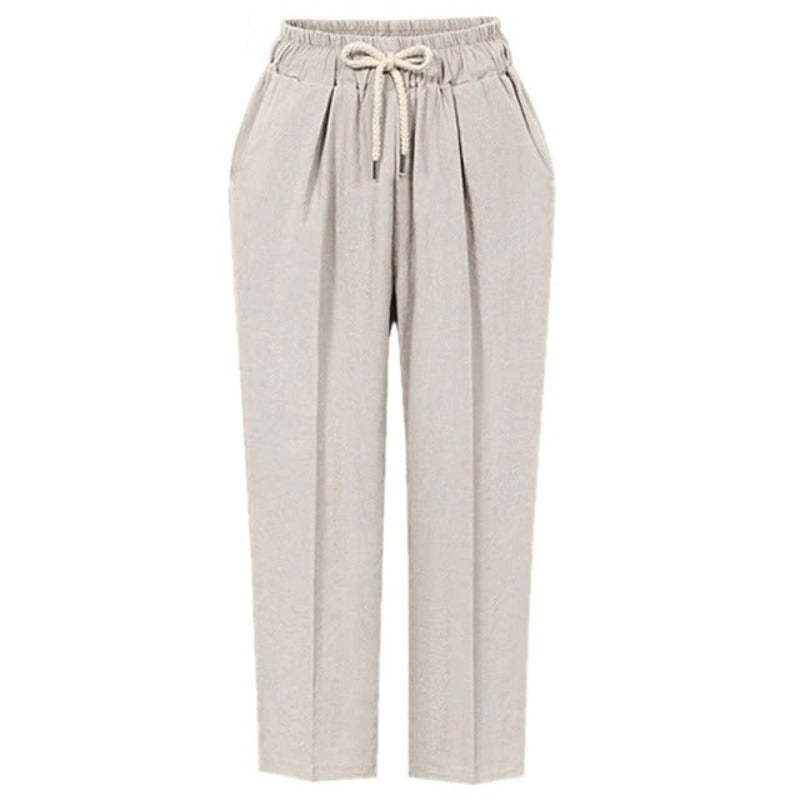 Women's Office Cotton Linen Pants-Legletic