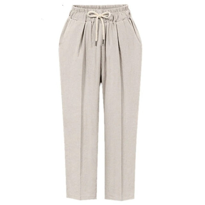 Loose Summer High Waist Wide Leg Pants-Legletic