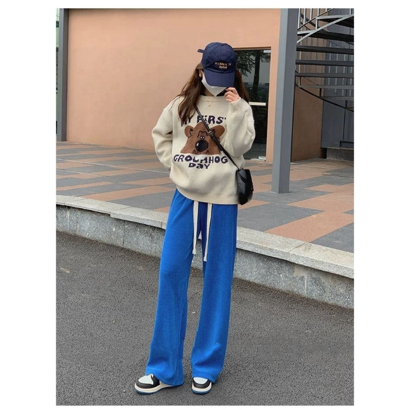 Women's High Waist Wide Leg Pants-Legletic