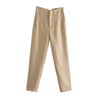 High Waist Office Fashion Wear Pants For Women-Legletic