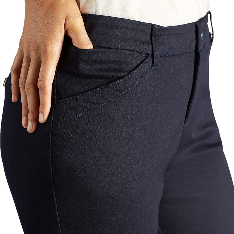 Women's Flex Motion Solid Regular Fit Straight Leg Pant-Legletic
