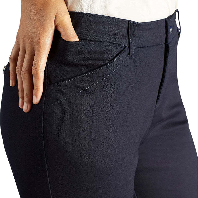 Women's Flex Motion Solid Regular Fit Straight Leg Pant-Legletic