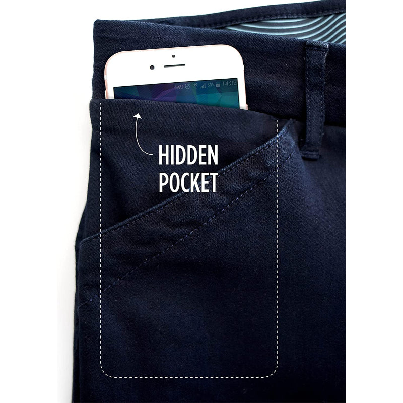 Women's Flex Motion Solid Regular Fit Straight Leg Pant-Legletic