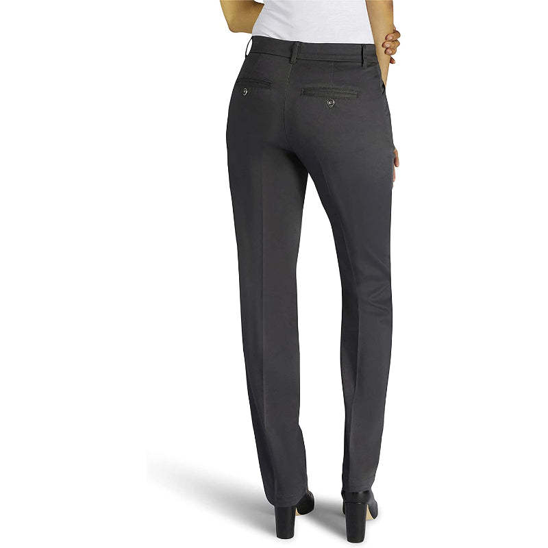 Women's Flex Motion Solid Regular Fit Straight Leg Pant-Legletic