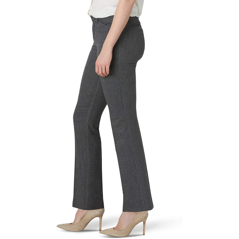 Women's Flex Motion Solid Regular Fit Straight Leg Pant-Legletic